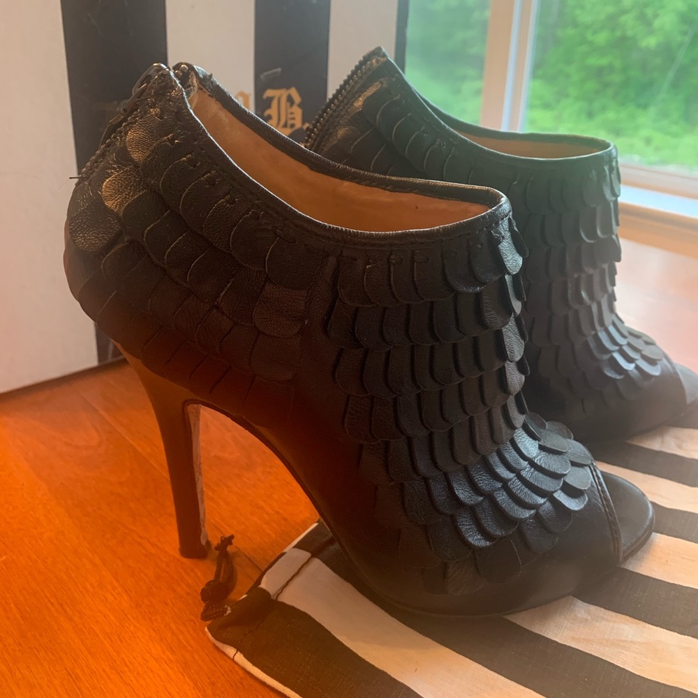 Leather L.A.M.B Heels.